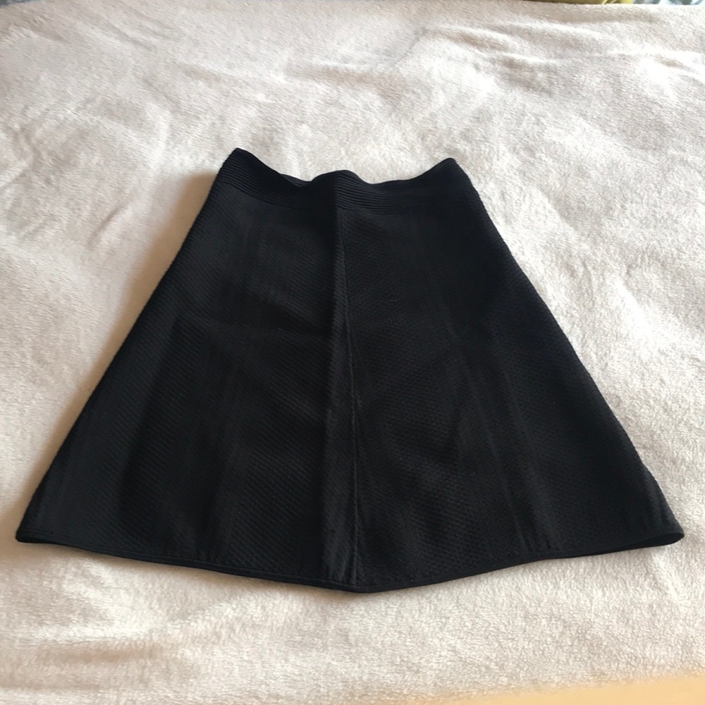 Classic Saks Fifth Avenue Black A-Line Skirt